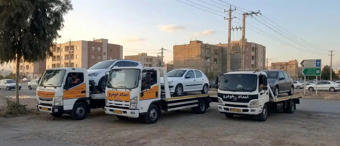 خودروبر و کفی خودروبر در شیراز - امداد خودرو شبانه‌روزی